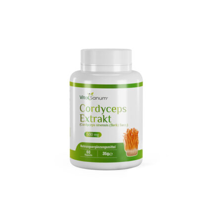 VitaSanum® - Cordyceps Extrakt (Cordyceps sinensis (Berk) Sacc.) 500 mg 60 Kapseln